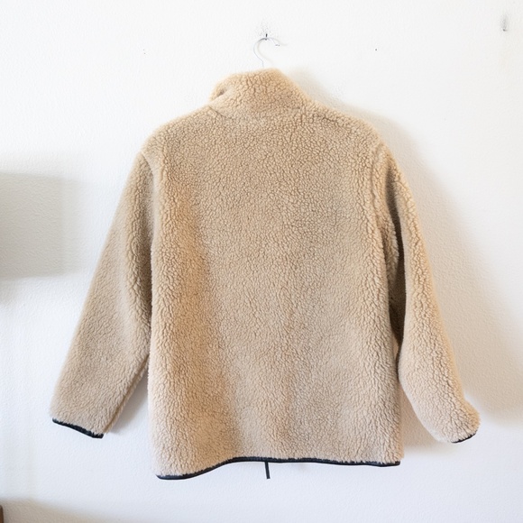 Annie Bing Ryder Sherpa Jacket in Camel fleece - Picture 4 of 7